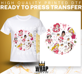 Christmas Princesses - Premium DTF transfers