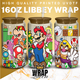 Plumber UV DTF 16oz Glass Cup Wrap