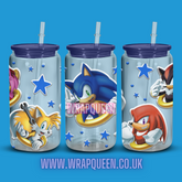 Hedgehog Ring 1 UV DTF 16oz Glass Cup Wrap