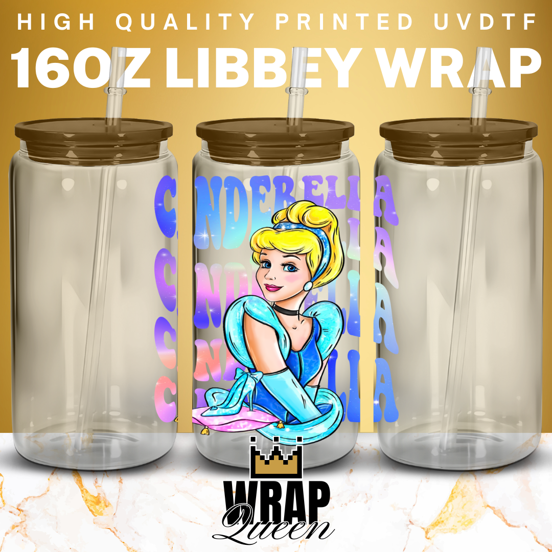 Princess Cinderella 1 UVDTF - 4 inch