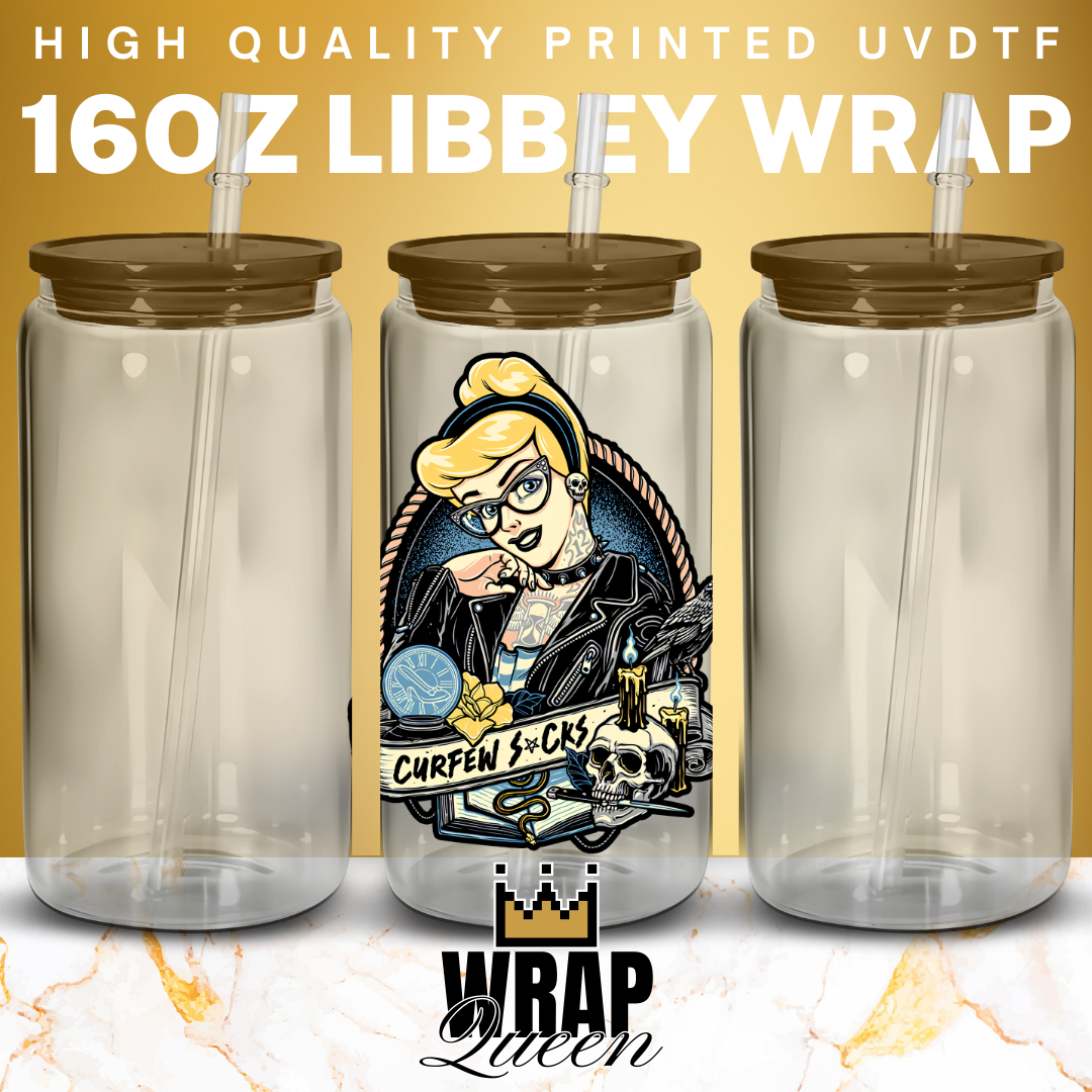 Dark Princess Cinderella UVDTF - 4 inch
