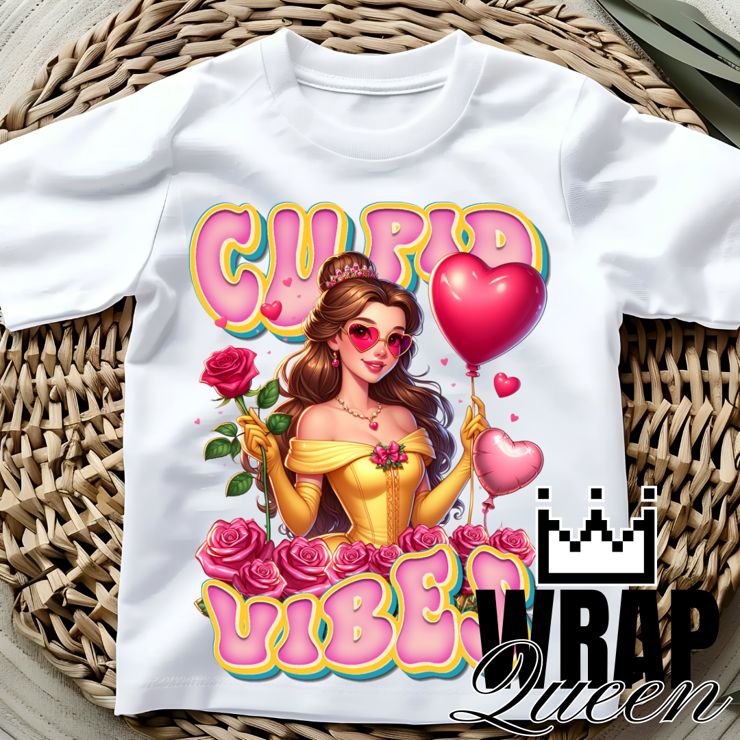 Valentines Cupid Vibes Belle DTF 👕