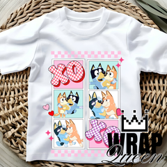 Valentine Heeler Australian Dog XO DTF 👕