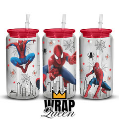 Spider City UV DTF 16oz Glass Cup Wrap